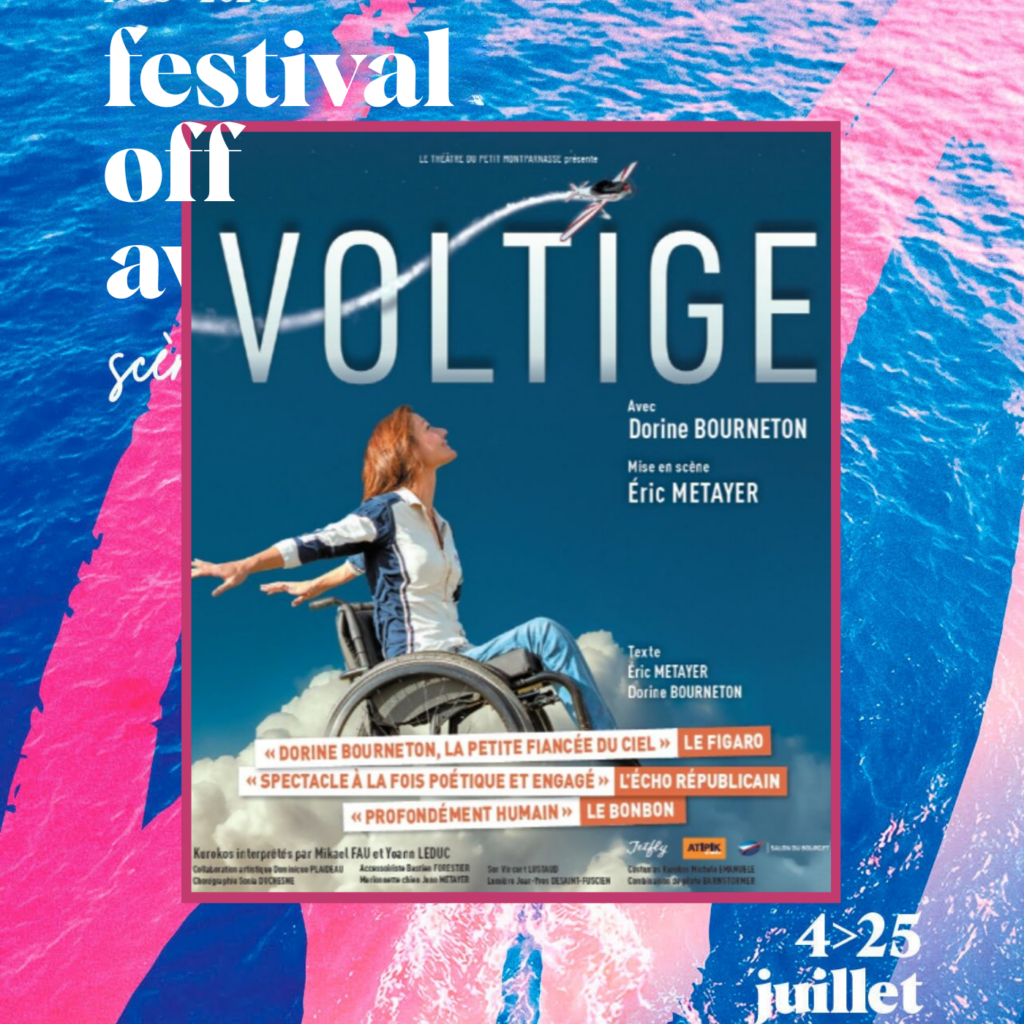 Voltige au Festival OFF d'Avignon - Interview de Dorine Bourneton et Eric Metayer